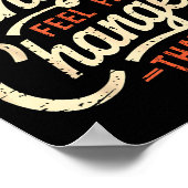 Funny Men Women Humor I'm Single Feel To Change Th Poster (Ecke)