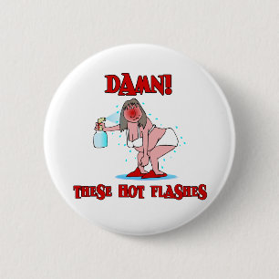 Funny Menopause Button
