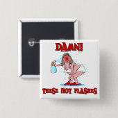 Funny Menopause Button (Vorne & Hinten)