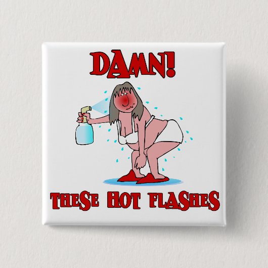 Funny Menopause Button (Vorderseite)