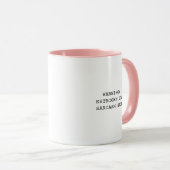 Funny Menopause Hormonal Humour Tasse (VorderseiteRechts)
