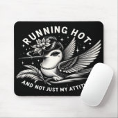 Funny Menopause Hot Flash Mouse Pad Mousepad (Mit Mouse)