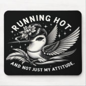 Funny Menopause Hot Flash Mouse Pad Mousepad (Vorne)
