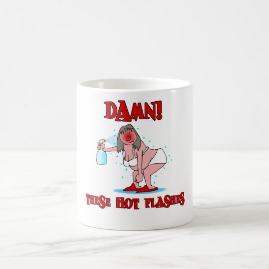 Funny Menopause Kaffeetasse (Mittel)