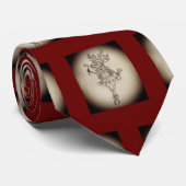 Funny Men's Christmas Krawatte (Gerollt)