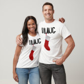 Funny Men's Christmas Strumpf Well Hung T - Shirt (Unisex)