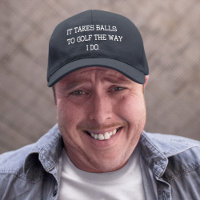 Funny Men's Es braucht Bälle zum Golf, wie ich es