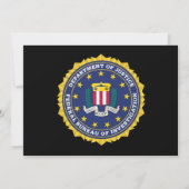 Funny Mens Geburtstagsverdächtige suchen Informati Einladung (Rückseite)