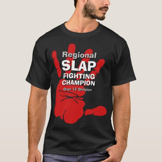 Funny Mens new REGIONAL SLAP BEKÄMPFUNG KAMP T- T-Shirt (Vorderseite)