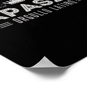 Funny Mens Papasito Father's Day Design For Man  Poster (Ecke)