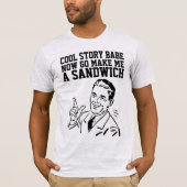 FUNNY MEN'S RETRO T - Shirt, GEHEN SIE MIR ZU EINE T-Shirt (Vorderseite)