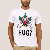 Funny Men's T - Shirt, Beängstigend Clown Hug T-Shirt (Vorderseite)