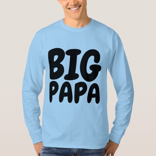 Funny Men's T - Shirt, BIG PAPA T-Shirt (Vorderseite)
