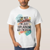 Funny Men's T-Shirt - Humorous & Witty Quote (Vorderseite)