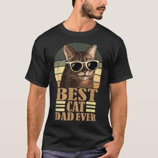 Funny Mens Vintag Retro Beste Katzenjammer Vater j T-Shirt