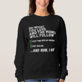 Funny Mens Womens Christian Prayed Went Bowling Sweatshirt (Vorderseite)