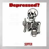 Funny Mental Health Poster - Light Print (Vorne)