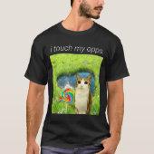 Funny Meowl Meme, Cat Owl Meme Brainrot Gen Alpha T-Shirt (Vorderseite)