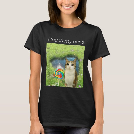Funny Meowl Meme, Cat Owl Meme Brainrot Gen Alpha T-Shirt (Vorderseite)