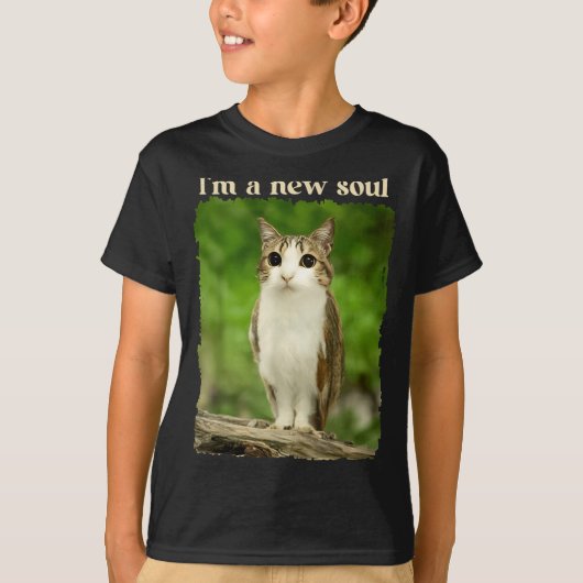 Funny Meowl Meme, Cat Owl Meme Brainrot Gen Alpha  T-Shirt (Vorderseite)