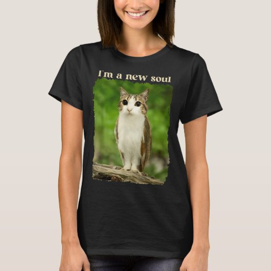 Funny Meowl Meme, Cat Owl Meme Brainrot Gen Alpha T-Shirt (Vorderseite)