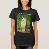 Funny Meowl Meme, Cat Owl Meme Brainrot Gen Alpha T-Shirt (Vorderseite)