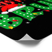 Funny MerChristmas Bruh Meme Funny Sprichwort Boys Poster (Ecke)