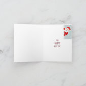 Funny MerChristmas Sweetheart Nice List Karte (Innenseite)