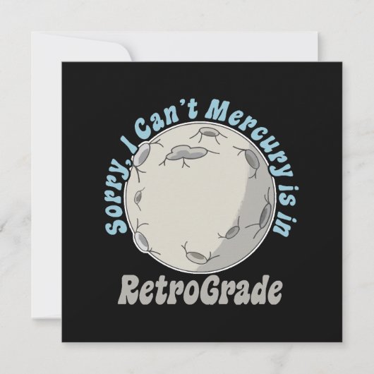 Funny Mercury Retrograde (Vorderseite)