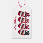 Funny MerFishmas Weihnachtsfischen Geschenkanhänger (Vorderseite)