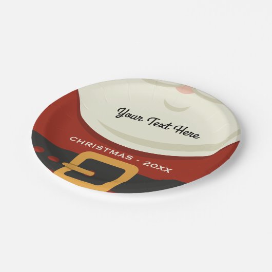 Funny Mergend Weihnachten Weihnachten Weihnachten Pappteller (Schrägansicht)