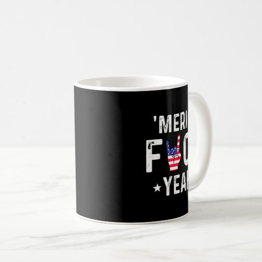 Funny Merica For Yeah 4th Of July  Kaffeetasse (VorderseiteRechts)