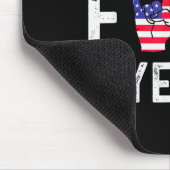 Funny Merica For Yeah 4th Of July  Mousepad (Ecke)