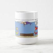 Funny Mermaid Beerdigung Tasse (Mittel)