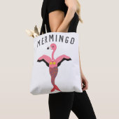 Funny Mermingo Grafik: Flamingo-Mermaid Hybrid Tasche (Von Nahem)