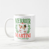 Funny Merrier With A Martini Bachelorette Merry Ch Kaffeetasse (Links)