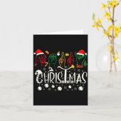 Funny Merry Christmas Asl Tee American Sign Langua Karte (Gelbe Blume)