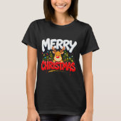 Funny Merry Christmas Reindeer Xmas Family Men &am T-Shirt (Vorderseite)