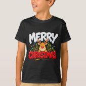 Funny Merry Christmas Reindeer Xmas Family Men &am T-Shirt (Vorderseite)