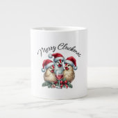 Funny MERRY CLUCKMAS Chicken Jumbo-Tasse (Vorderseite)