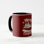 Funny Merry Cousin Cruisemas Xmas Bootsfahrt Crew Tasse (Vorderseite Links)