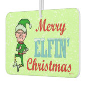 Funny Merry Elfin Christmas Bah Humbug Holiday Autolufterfrischer (Links)