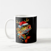 Funny Merry Fishmas B Fish Fishing Christmas Xmas Kaffeetasse (Links)