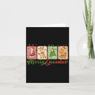 Funny Merry Goosemas Christmas Duck Albern Goose M Karte