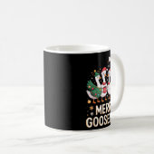 Funny Merry Goosemas Christmas Xmas Goose Family H Kaffeetasse (VorderseiteRechts)