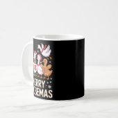 Funny Merry Goosemas Christmas Xmas Goose Family H Kaffeetasse (Vorderseite Links)