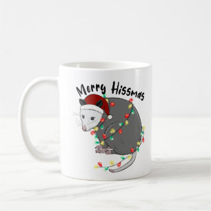 Funny Merry Hissmas Opossum Kaffeetasse