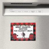 Funny Merry Krampus Personalisiert Custom Christma Magnet (In Situ (Geschirrspüler))