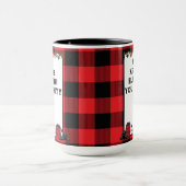 Funny Merry Krampus Personalisiert Custom Christma Tasse (Zentrum)