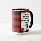 Funny Merry Krampus Personalisiert Custom Christma Tasse (VorderseiteRechts)